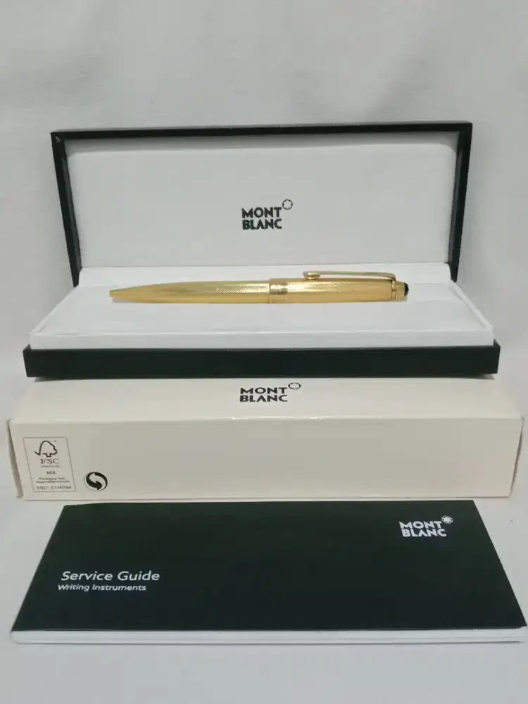 Montblanc 164 ballpoint gold new