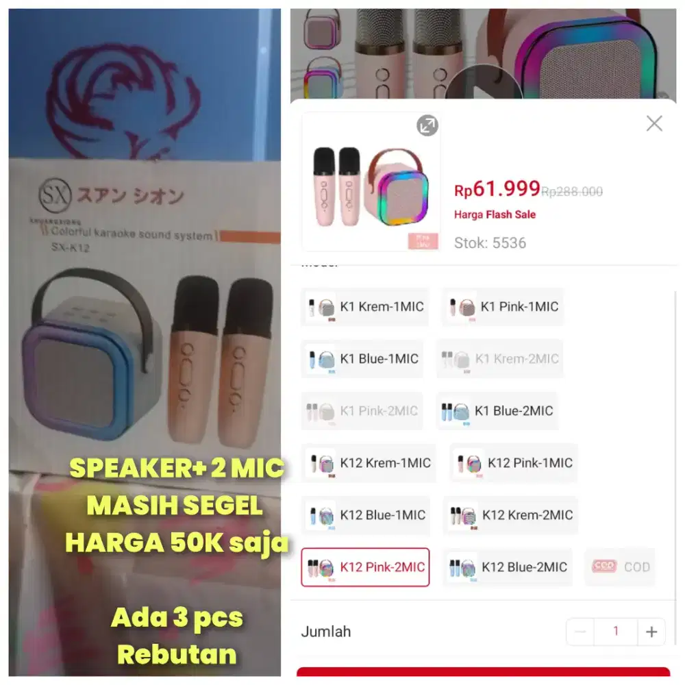 Speaker murah masih baru harga miring
