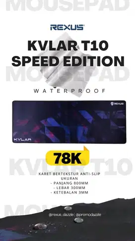 Mousepad Rexus KVLAR T10