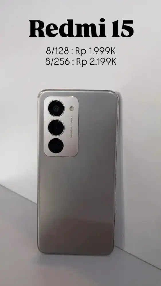 REDMI 15 8/128 8/256 NEW ARRIVAL PROMO HANDPHONE TERMURAH DIJOGJA