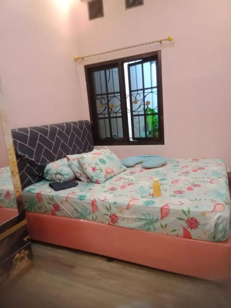 Set springbed + Dipan laci Uk 160x200