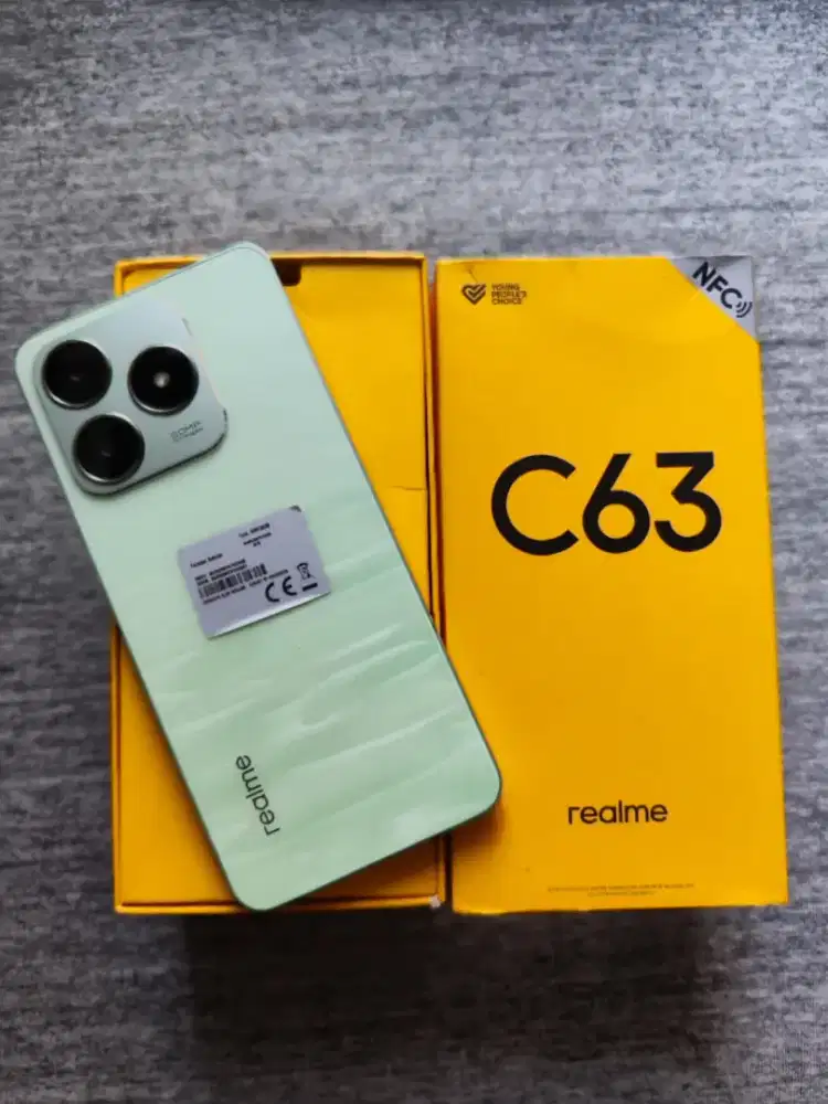 Realme C63 6/128 Fullset Mulus