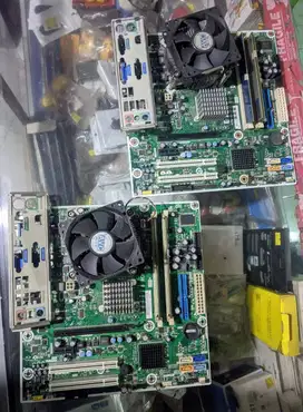 MOTHERBOARD MOBO CORE2DUO G41 HP DDR3 RAM 2GB BONUS FAN TINGGAL PASANG