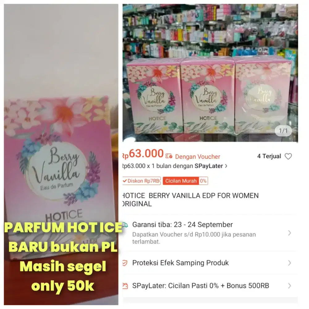 Parfum hot ice baru
