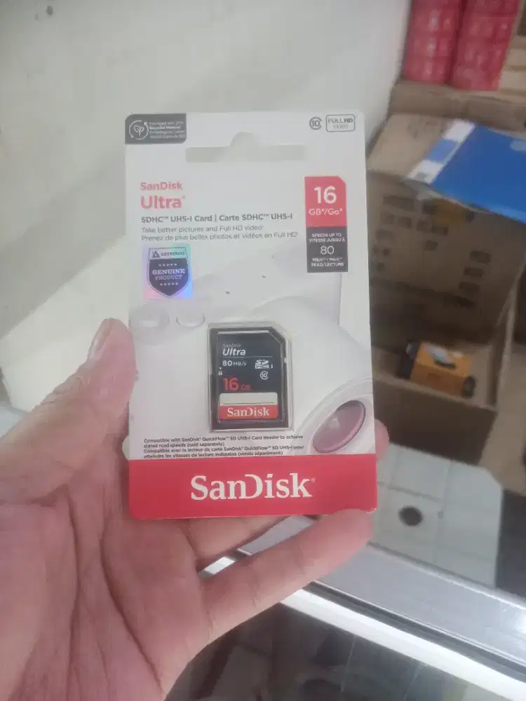 Memory Kamera Sandisk Ultra 16GB Clas 10