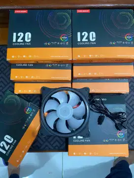 Fan Casing CPU Coolmoon Asia Fox Neon ARGB Sync 3 Pin PWM 4 Pin 12CM