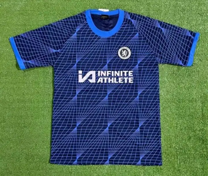 Jersey kaos baju futsal chelsea blue