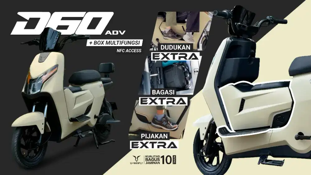 Sepeda Listrik Uwinfly D60 ADV BARU