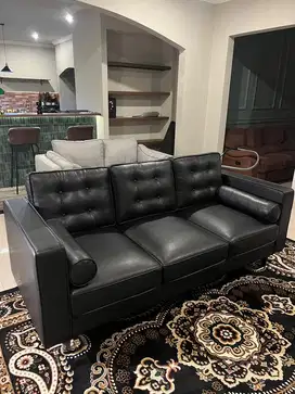 Sofa Kulit @antikmebel Kondisi Baru, Jual Rugi
