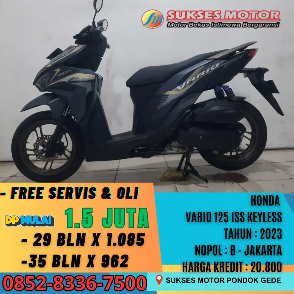 CASH/KREDIT HONDA VARIO 125 ISS KEYLESS TAHUN 2023