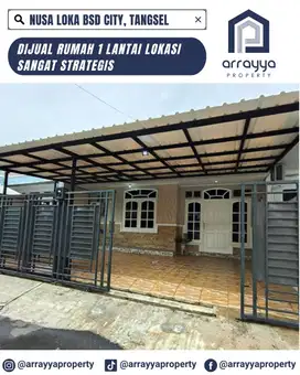 RUMAH LUAS 1 LANTAI SIAP HUNI NUSA LOKA BSD.HRB172.