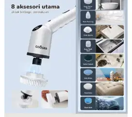 COOGER Sikat Pembersih Elektrik 8IN1