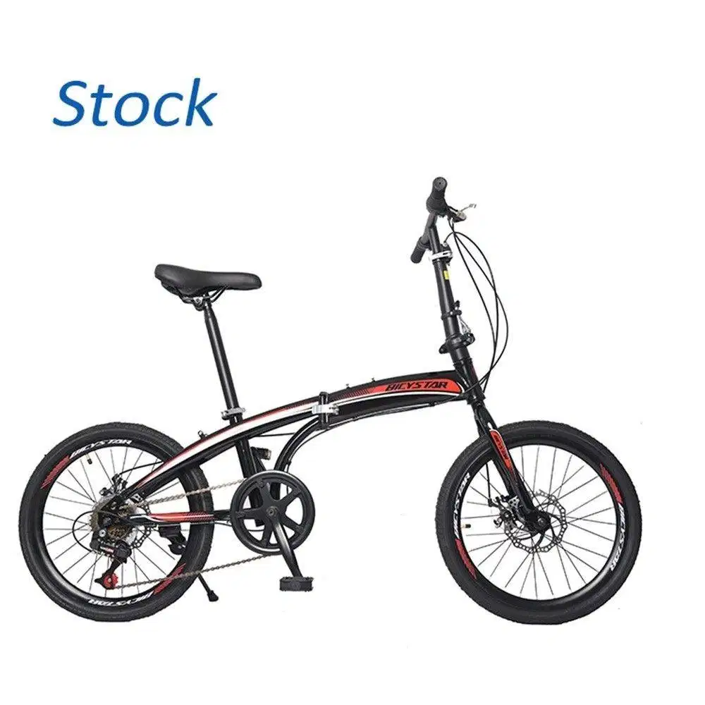 Sepeda Lipat Bicystar 20 Inch - Hitam