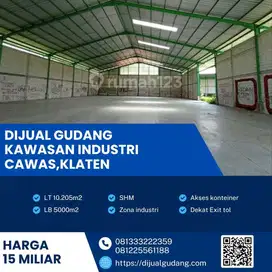 Jual Gudang Besar di Kartasura – Lokasi Strategis, Akses Tol 7 Menit,