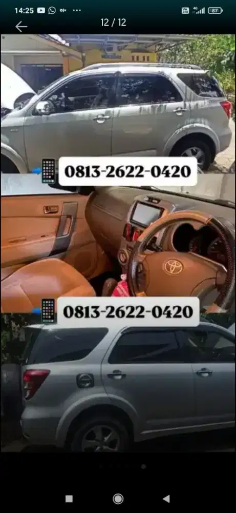 Toyota Rush Seri s Matic 2007 silver