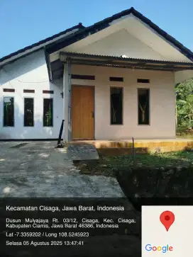 Jual rumah di cisaga ciamis SHM