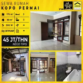 45 jt per thn Disewakan rumah di Kompleks Kopo Permai lt 175 lb 90