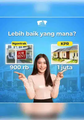 Rumah Subsidi Type 36/60 Dekat Stasiun Parungkuda