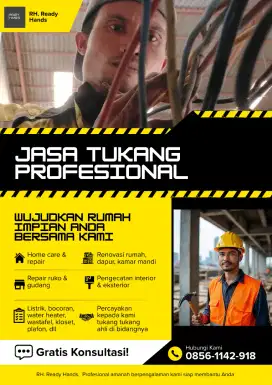 ‼️ANDA BUTUH TUKANG HARIAN‼️MULTI LISTRIK HOME CARE & HOME REPAIR