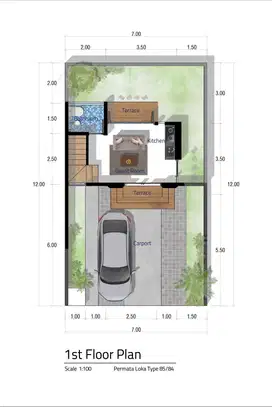 RUMAH3 3 LANTAI LOKASI PEGUNUNGAN PANDERMAN KOTA BATU