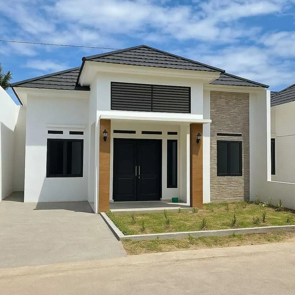 DIJUAL RUMAH BARU TYPE 56 MURAH, LOKASI DEKAT RS AWAL BROS PANAM