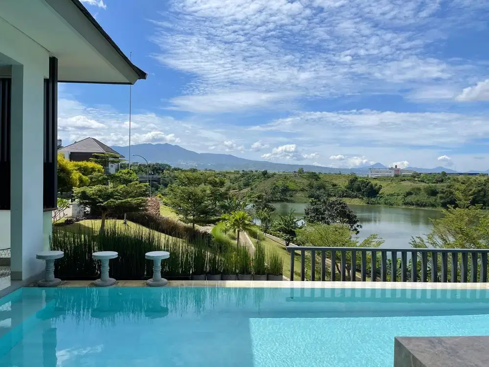 Rumah Full Furnished View Danau KBP Lokacitra Kota Baru Parahyangan