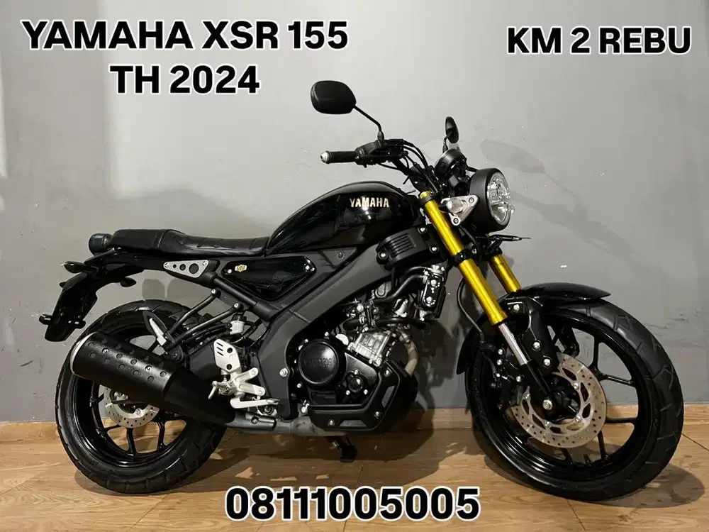 KM 2000 PERAK KAYA BARU ‼️ YAMAHA XSR 155 TH 2024 Like new