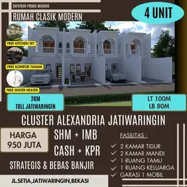 Rumah Cluster Strategis Cash/