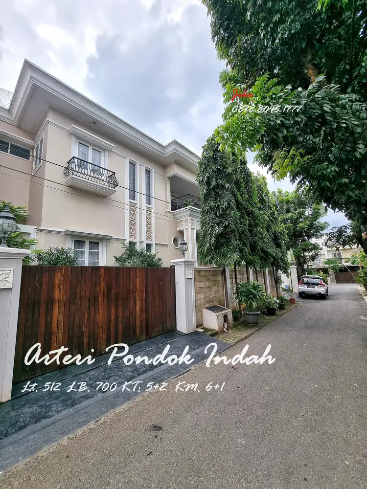 Rumah Mewah area istimewa Arteri Pondok Indah, Jakarta Selatan