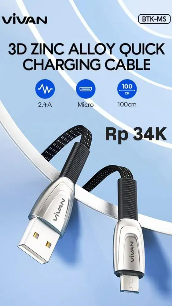 KABEL CHARGER VIVAN BTK - MS