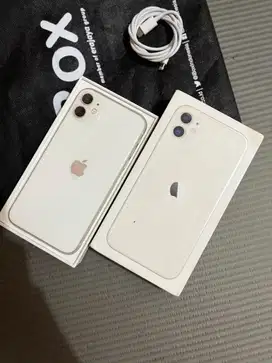 iPhone 11 128 gb ex ibox PA/A bh 75% orang mulus Fulset
