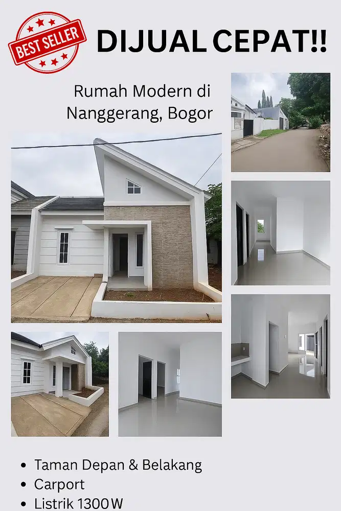 DIJUAL Rumah Baru Modern Siap Huni – Hanya 10 Menit ke Stasiun Citayam