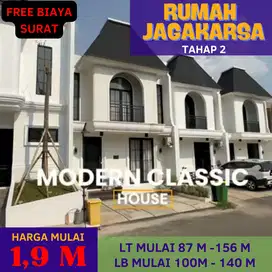 Rumah Jagakarsa,free biaya cluster strategis di pinngir jalan