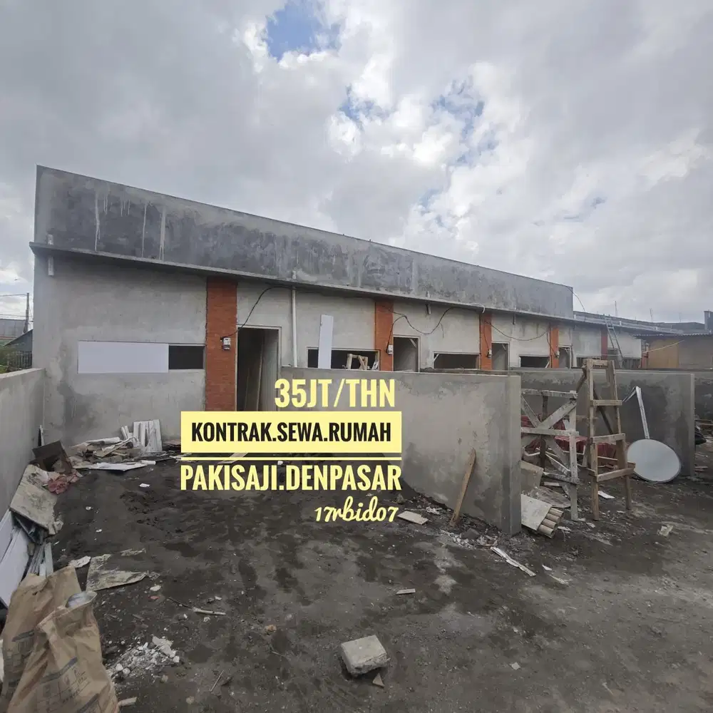 For rent Sewa Kontrakan Rumah 2 kamar Pakis Aji Hayam Wuruk denpasar