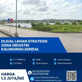 Dijual Lahan Sangat Strategis Industri Kaliwungu,Kendal Luas 27684m2