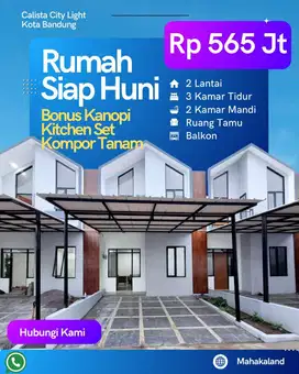 1 unit lagi rumah 2 Lt di cilengkrang cibiru dkt arcamanik antapani bd