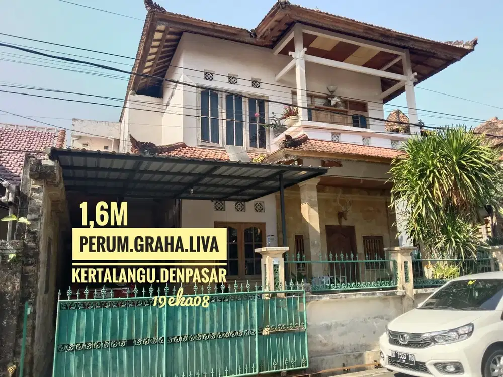Jual Rumah besar 5 kamar Perum Graha Liva Biuang kertalangu sanur bali