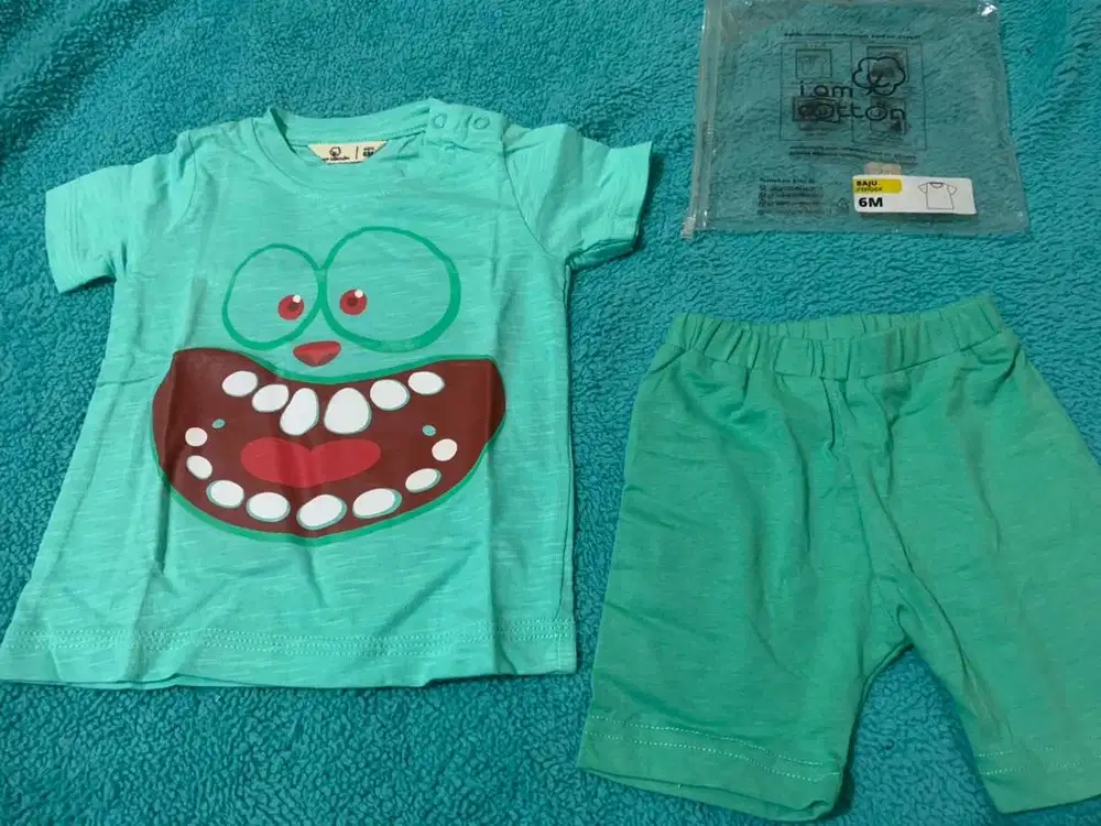 Set Baju anak unisex brand im cotton(new)