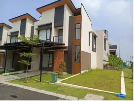 Disewakan rumah type sudut full furnished savasa deltamas