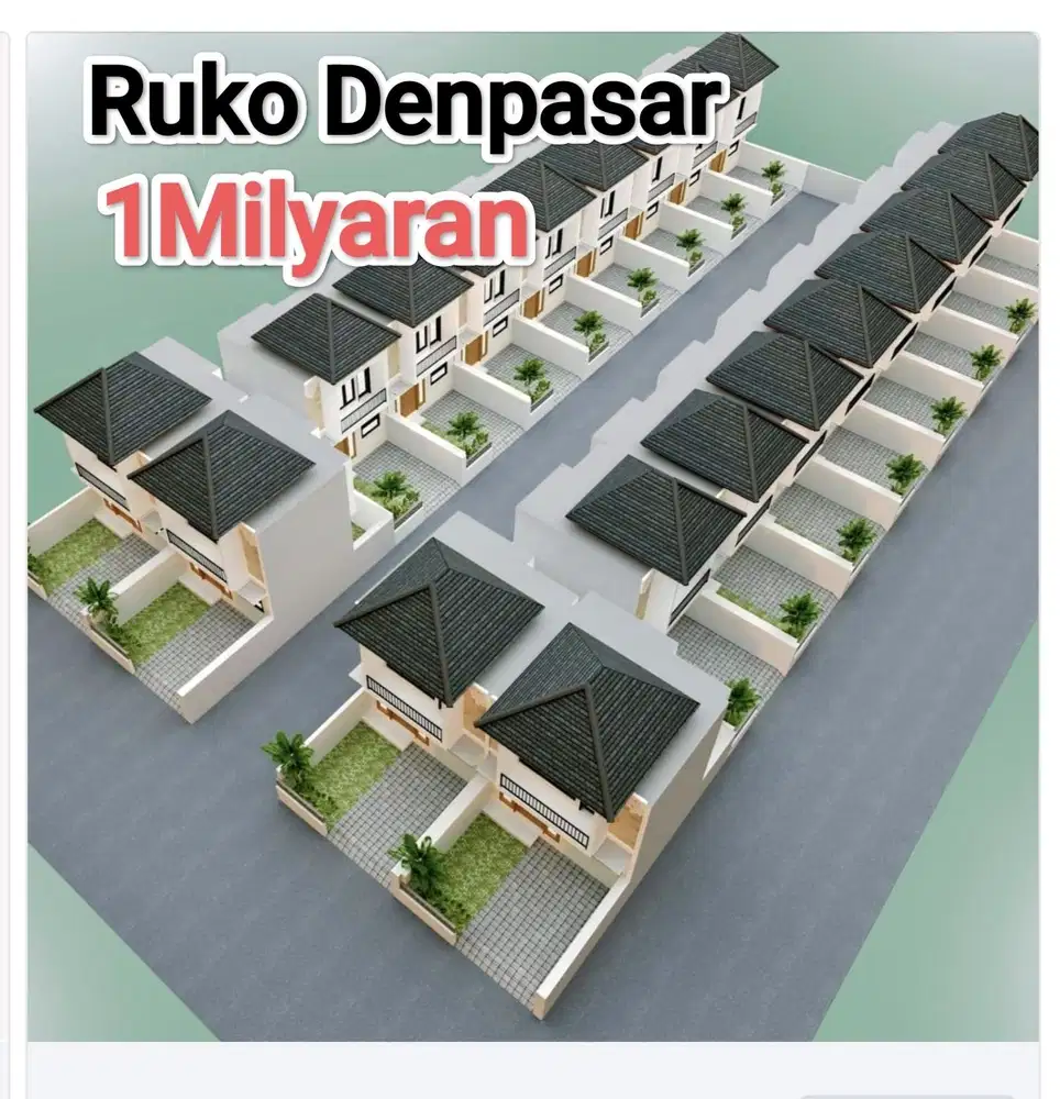 Jual Ruko Murah Perum Greenkori Ubung Denpasr Bali