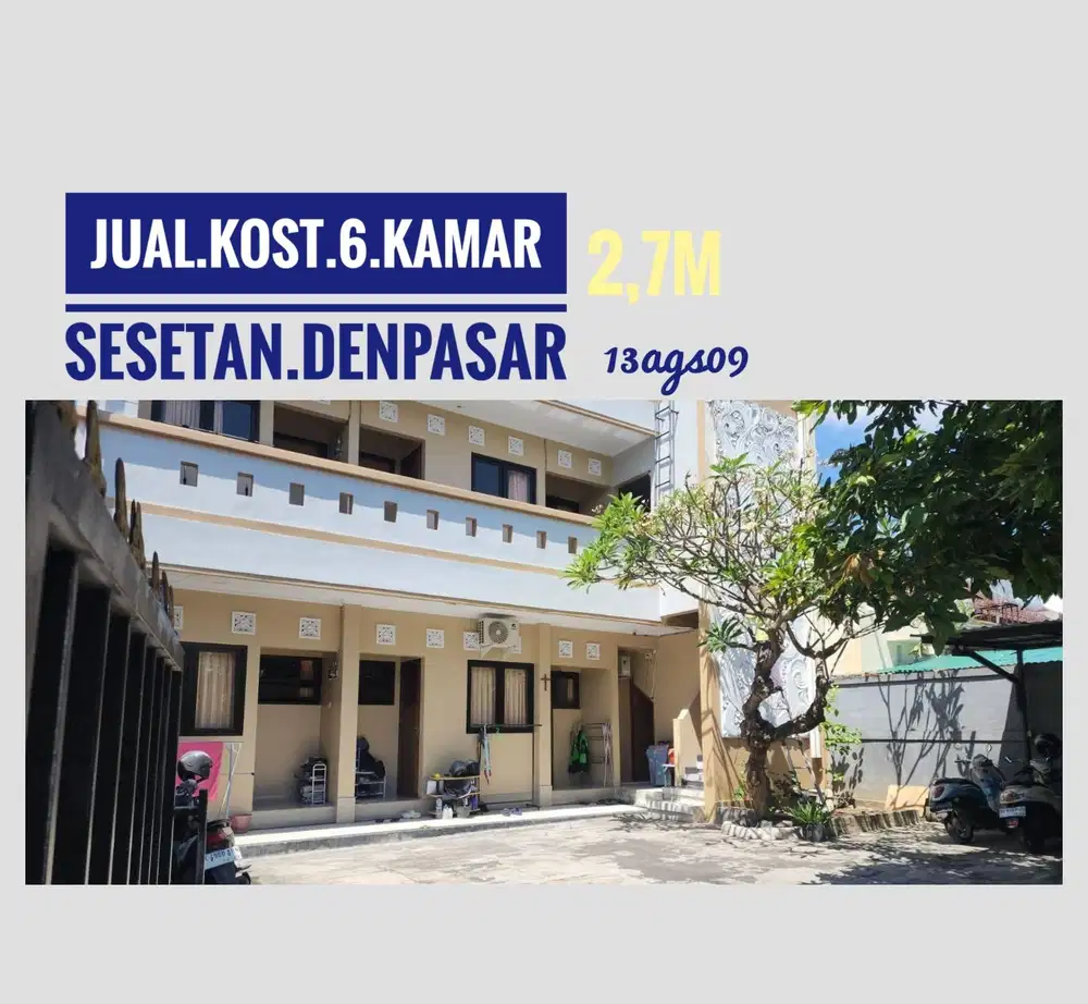 Jual Kos Dekat Mcd Sesetan denpasar selatan bali