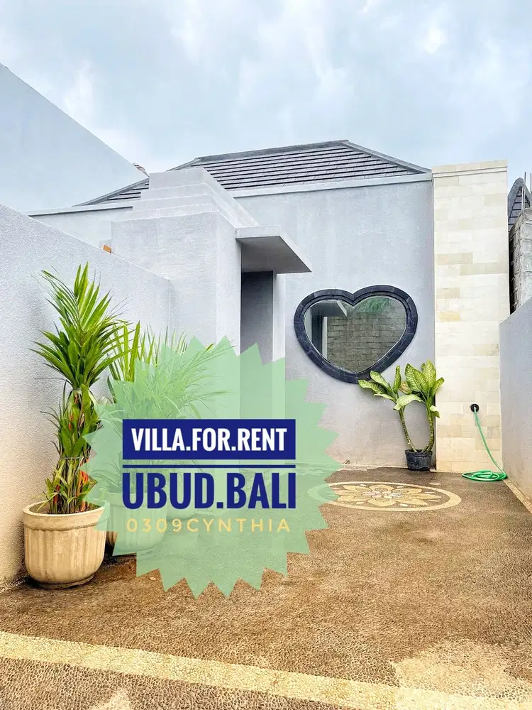 For rent sewa Villa Ubud Bali Leasehold