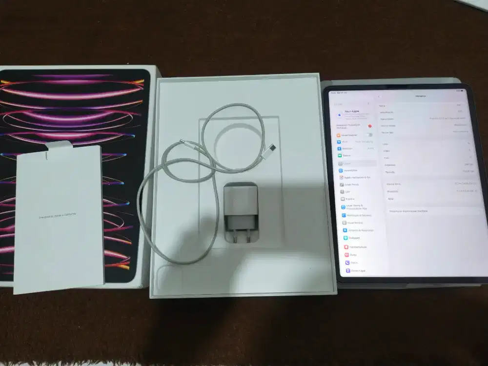 iPad pro m2 gen6 12,9inch 256 lengkap