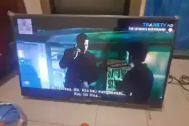 Tv sharp 40 in plus STB normal minus ga ada kaki