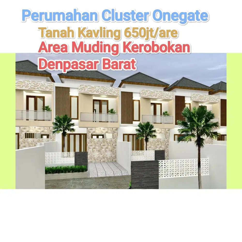 Jual Rumah dan Tanah Kapling Area Muding Kerobokan Denpasar Barat