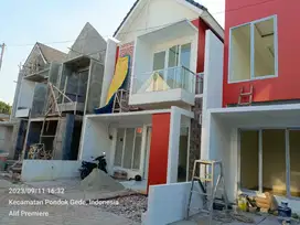 Dijual Rumah Murah Bekasi Syariah Pondok Melati 3 KT 2 KM Jatiasih 2 Lantai Dekat Tol Pondok Gede