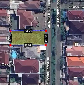 Tanah Dharmahusada Second Road Jalan Kembar dkt Kertajaya