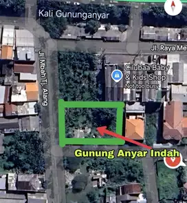 TANAH KAVLING GUNUNG ANYAR INDAH, COCOK BUAT KOST2AN ATO RUMAH TINGGAL