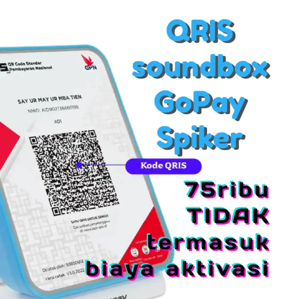 QRIS soundbox, GoPay Spiker