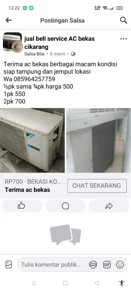 Terima jual beli ac